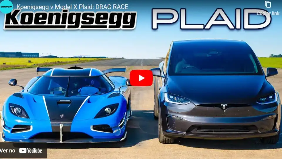 Tesla Model X Plaid defronta Koenigsegg Agera RST e surpreende