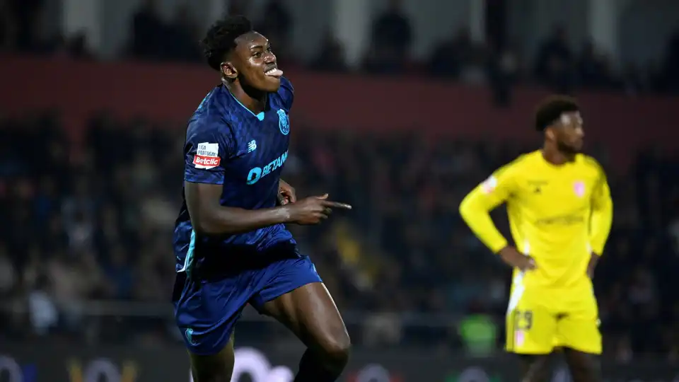 A reação de Samu após o primeiro hattrick com a camisola do FC Porto