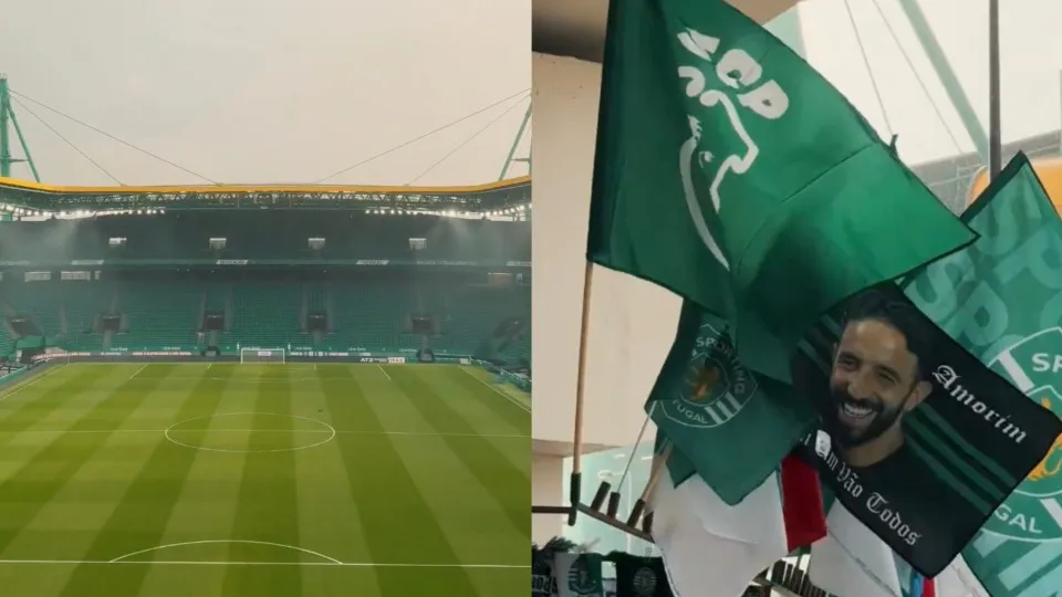 Sporting mostra ambiente em Alvalade (e nem Amorim fica de fora)