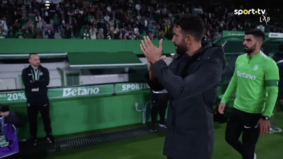 Assim foi recebido Rúben Amorim em Alvalade após o final da 'novela'