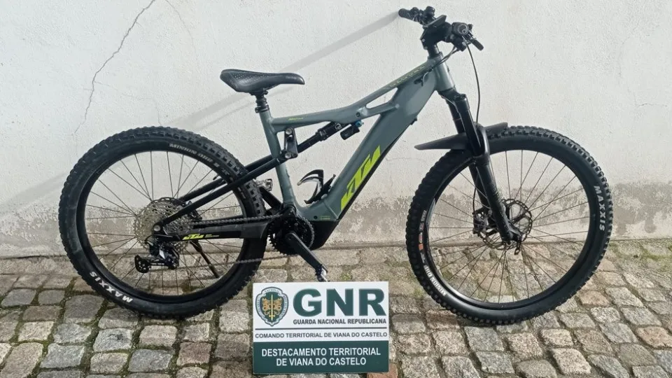 GNR detém homem por furto e recupera bicicleta elétrica de 6.000€