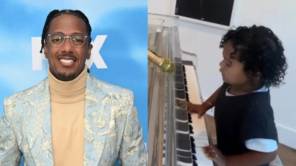 Filho de três anos de Nick Cannon canta e toca ao piano música do pai 