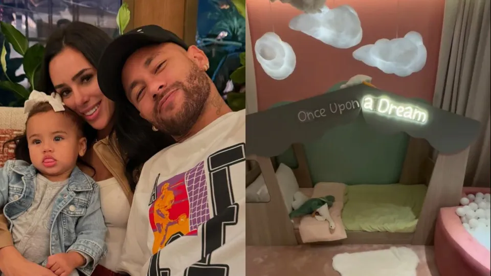 Que luxo! Filha de Neymar tem quarto de princesa na Arábia Saudita