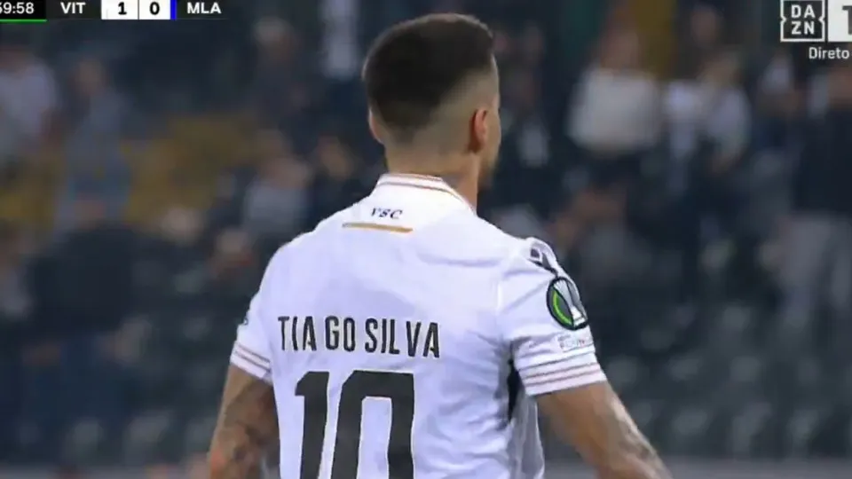 O golo de Tiago Silva que desfez o nulo em Guimarães