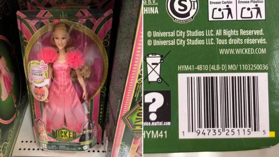 "Lamentável". Mattel tinha site para adultos em bonecas do 'Wicked'