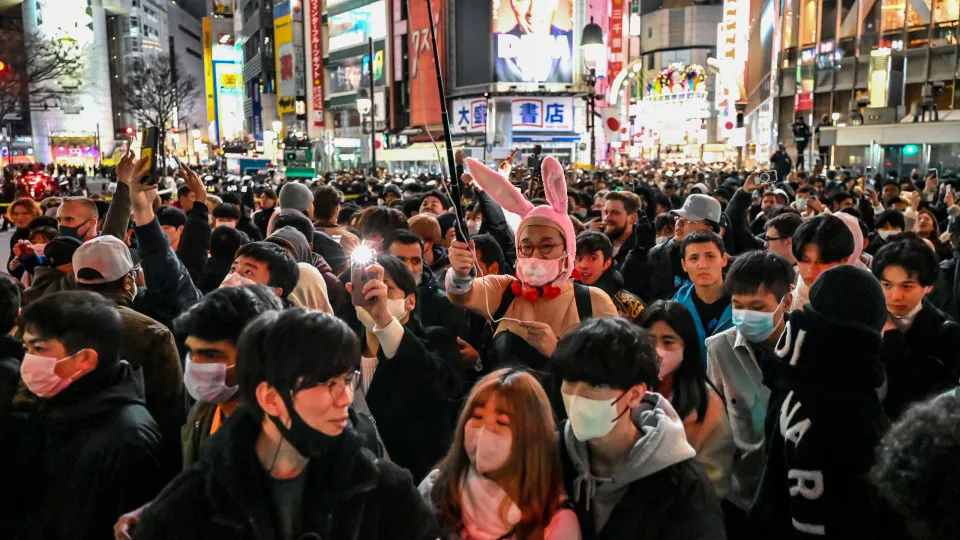 Bairro de Shibuya em Tóquio cancela contagem de Ano Novo (pelo 5.º ano)