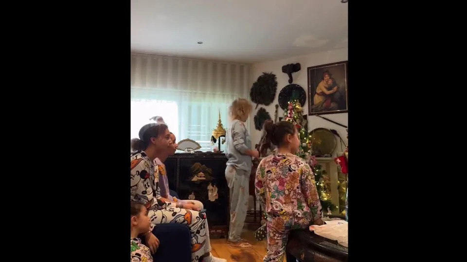 Vídeo. "É oficialmente Natal" em casa de Luciana Abreu