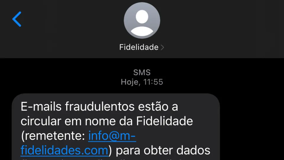 Recebeu um e-mail da Fidelidade? Atenção, pode ser fraude