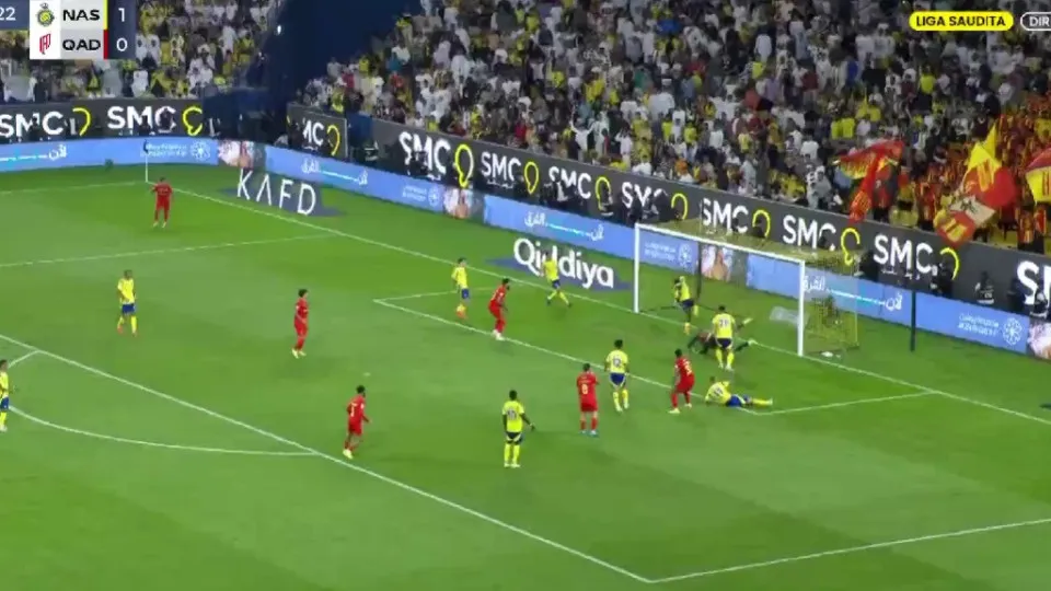 Festa de Cristiano Ronaldo durou pouco... e o Al Nassr sofreu neste lance