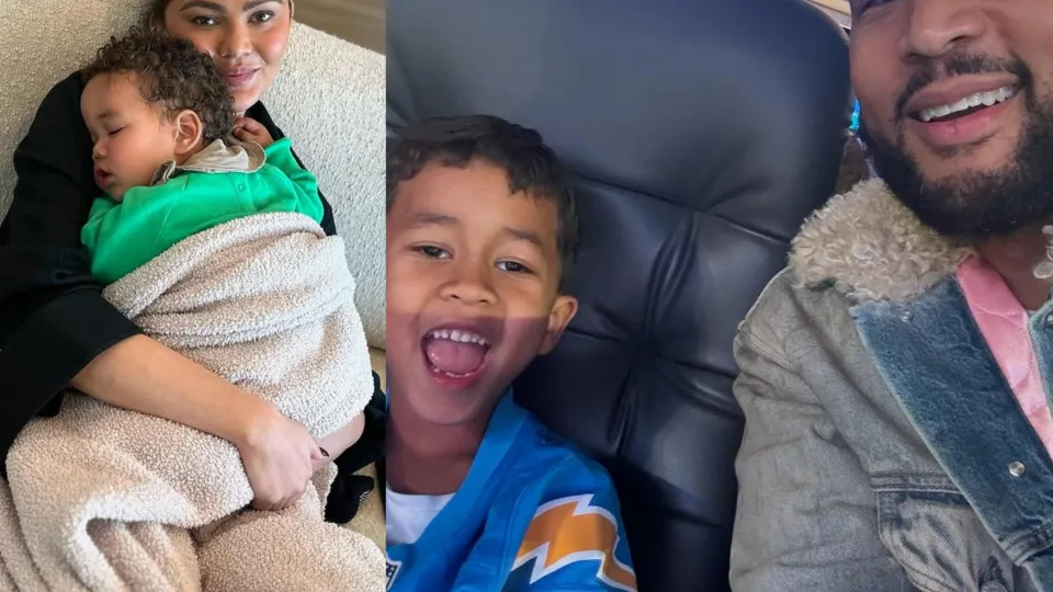 Chrissy Teigen e as adoráveis partilhas com os quatro filhos