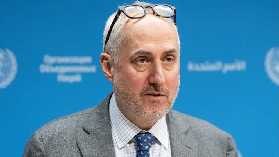  Stéphane Dujarric, porta-voz de António Guterres, ONU,