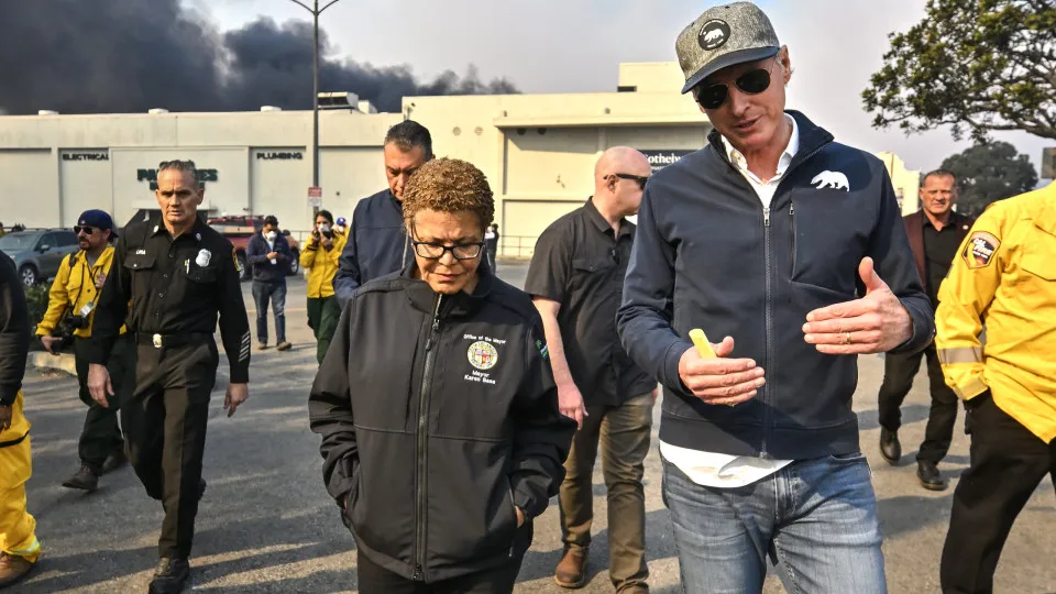 Karen Bass Gavin Newsom