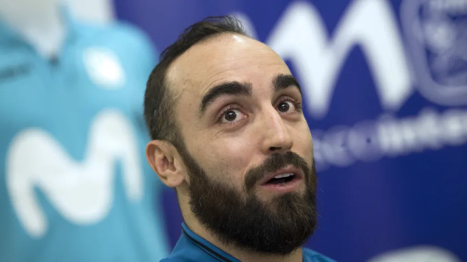 Inter Movistar's Portuguese futsal player Ricardo Filipe da Silva Braga, 'Ricardinho', speaks during an AFP interview after a training session at Jorge Carbajosa's Sport Center in Torrejon de Ardoz on November 30, 2017.
He is from Portugal, plays in Madr