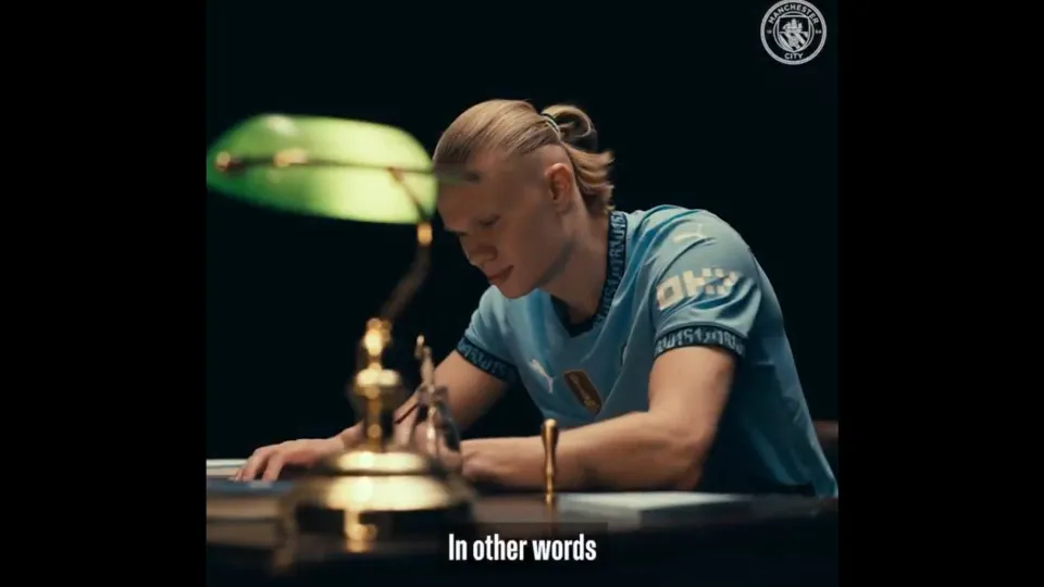 Haaland renova com o City e escreve carta aos defesas: "Lamento..."