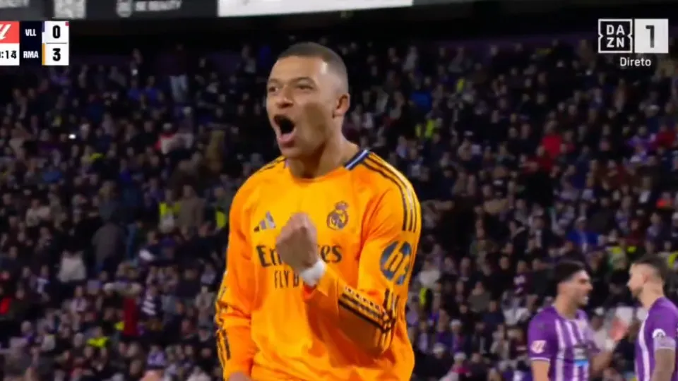Foi com este golo que Kylian Mbappé fez história pelo Real Madrid