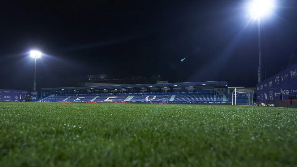 VIZELA, PORTUGAL - JANUARY 18:  General view inside the stadium prior to the Liga Portugal Betclic match between FC Vizela and Sporting CP at Estadio do FC Vizela on January 18, 2024 in Vizela, Portugal. (Photo by Jose Manuel Alvarez/Quality Sport Images/