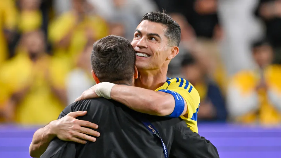 RIYADH, SAUDI ARABIA - MARCH 10: Cristiano Ronaldo of Al-Nassr celebrates after a goal during AFC Champions League Elite football match between Al-Nassr and Esteghlal at Al-Awwal Park in Riyadh, Saudi Arabia on March 10, 2025. (Photo by Mohammed Saad/Anad