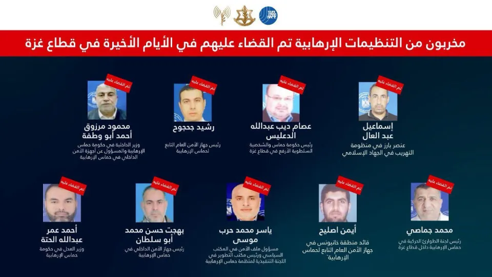 Israel anuncia morte de vários líderes do Hamas em ataques em Gaza