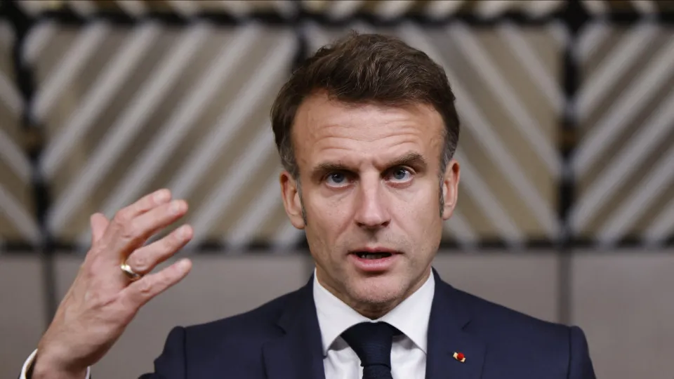 Emmanuel Macron, presidente de França, 
