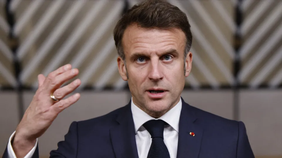 Emmanuel Macron, presidente de França, 