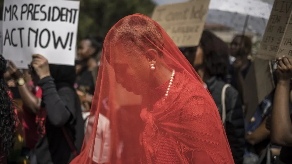  Manifestações na África do Sul contra violência de género e feminicídio