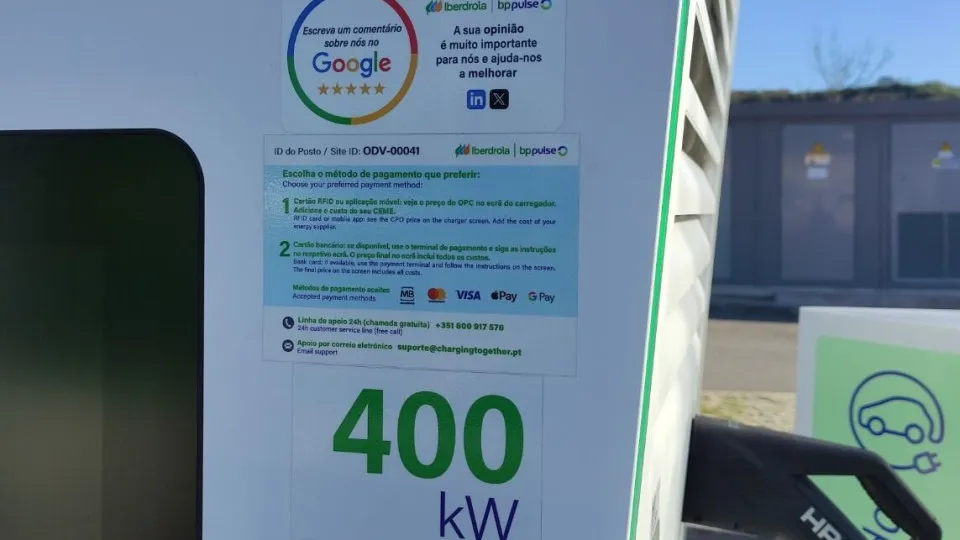 É o posto de carregamento elétrico mais rápido em Portugal. Onde fica?