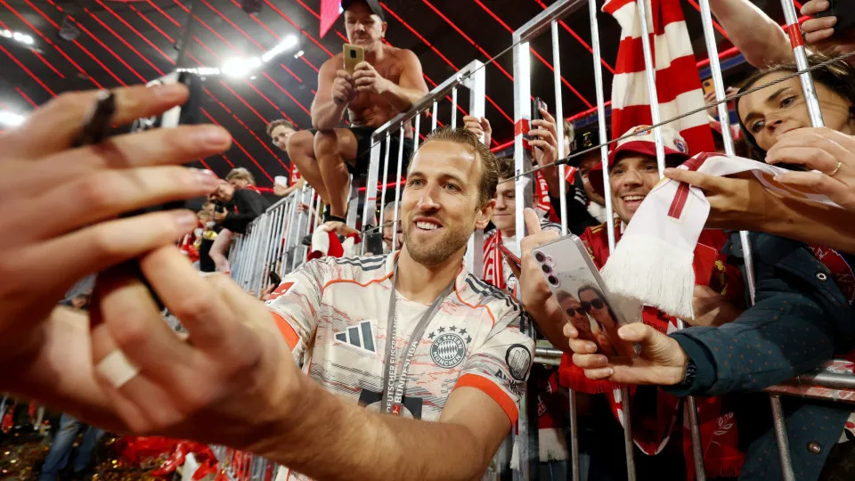 Harry Kane recebe convite... da NFL: "Seria bem-vindo nos Giants"