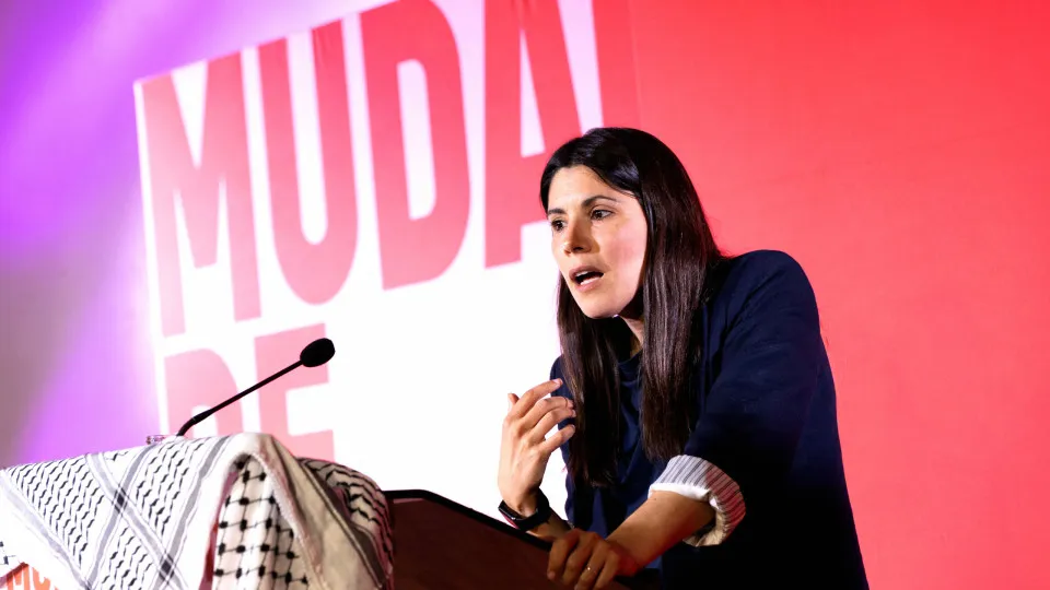 coordenadora nacional do BE, Mariana Mortágua, 