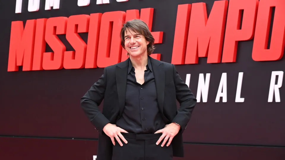 NEW YORK, NEW YORK - MAY 18: Tom Cruise arrives at the US Premiere of "Mission: Impossible – The Final Reckoning" at Lincoln Center Plaza in New York, New York on May 18, 2025. (Photo by Bryan Bedder/Getty Images for Paramount Pictures)