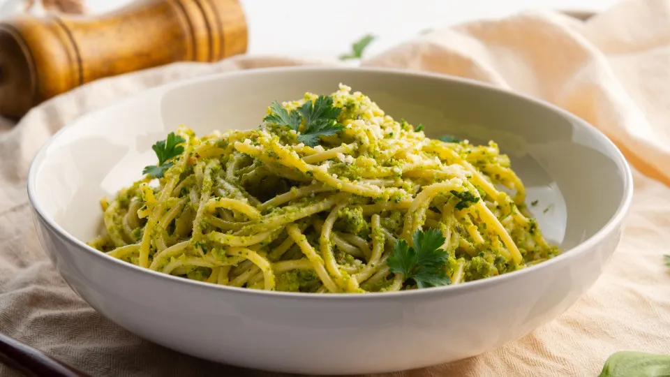 Massa pesto de limão