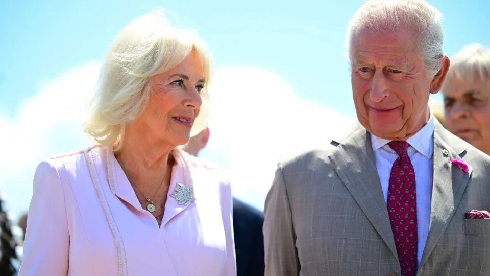 OTTAWA, CANADA - MAY 26: King Charles lll and Queen Camilla arrive at Ottawa Airport during an official visit to Canada on May 26, 2025 in Ottawa, Canada. It is The King's 20th and Queen's 5th tour of Canada, with their previous visit being in 2022. (Phot