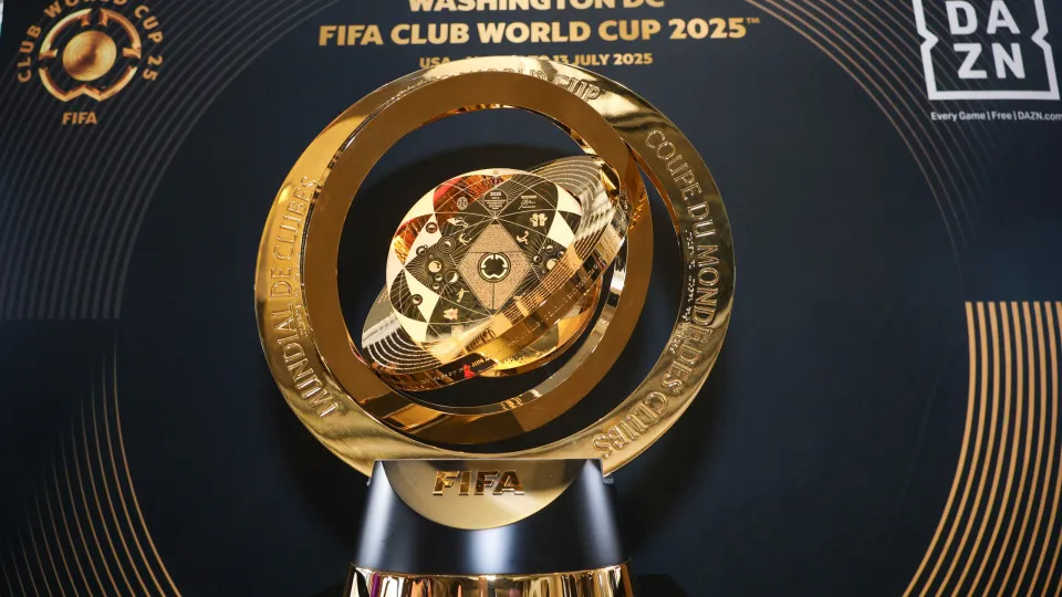 WASHINGTON, DC - MAY 28: The FIFA Club World Cup Trophy at Audi Field at Audi Field on May 28, 2025 in Washington, DC. (Photo by Tasos Katopodis - FIFA/FIFA via Getty Images)