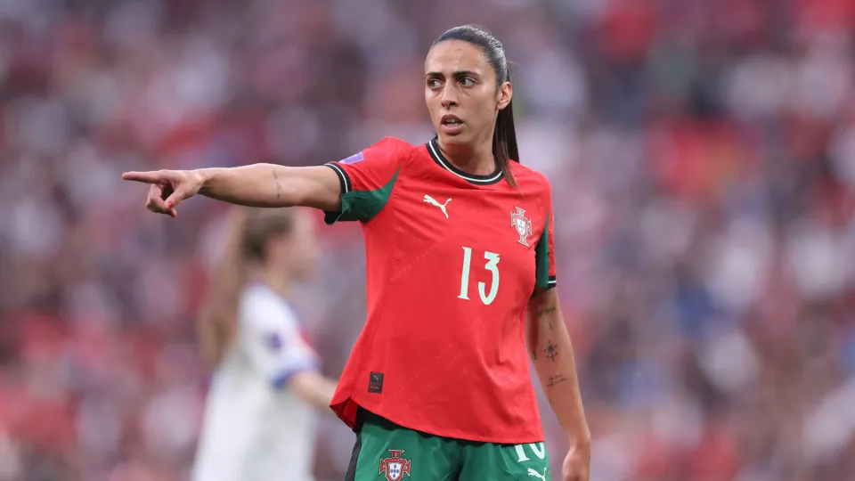 LONDON, ENGLAND - MAY 30: Fatima Pinto of Portugal  during the UEFA Women's Nations League 2024/25 Grp A3 MD5 match between England and Portugal at Wembley Stadium on May 30, 2025 in London, England. (Photo by Catherine Ivill - AMA/Getty Images)