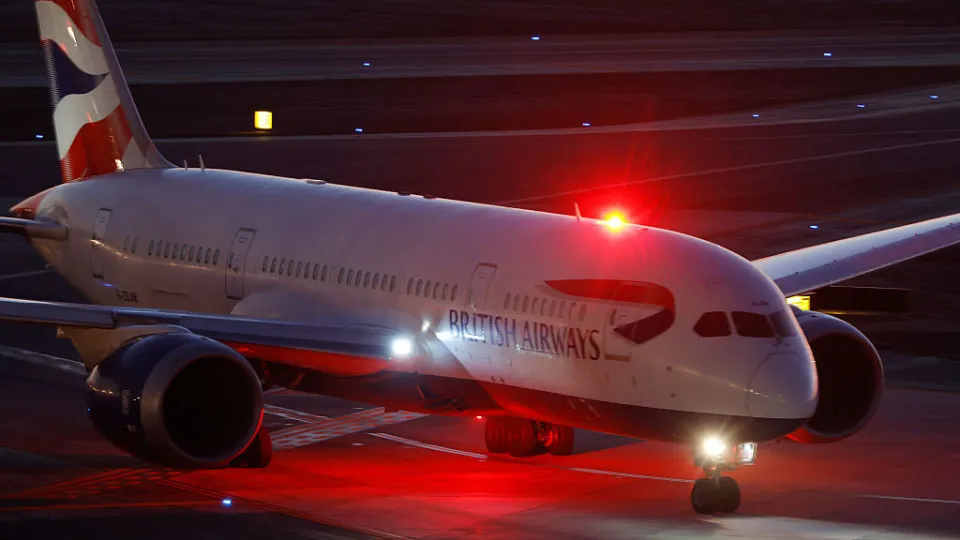 Avião da British Airways
