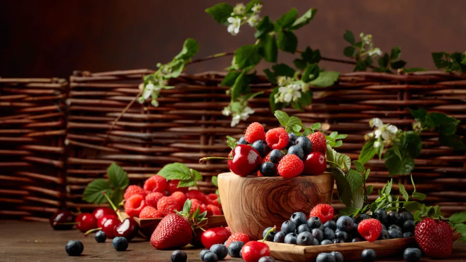 frutos vermelhos