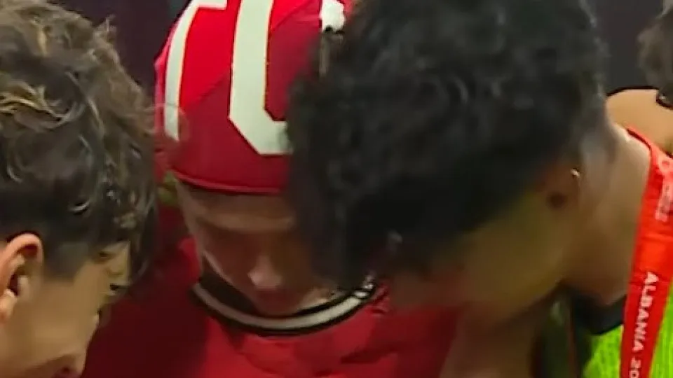 Sub-17 descobriram que Cristiano Ronaldo viu a final e reagiram assim