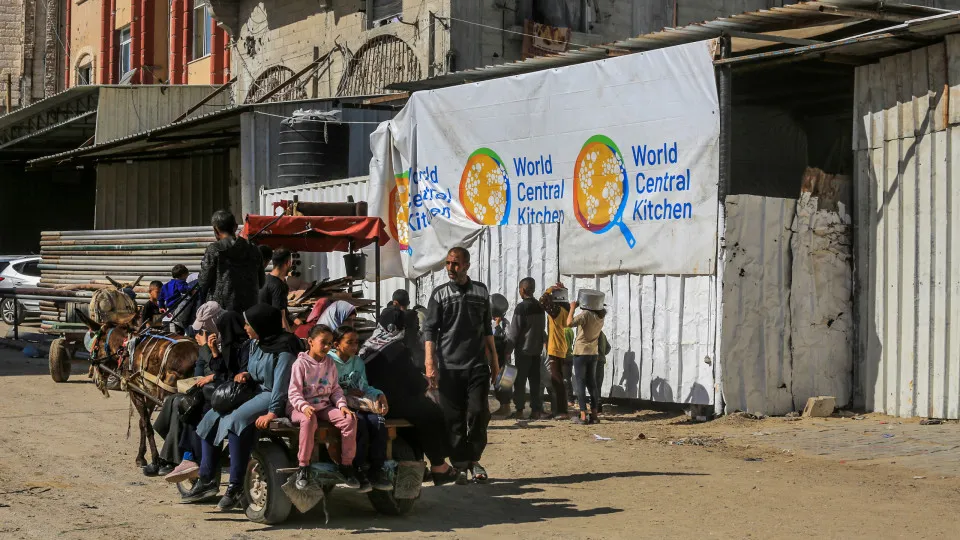 posto de comida Gaza