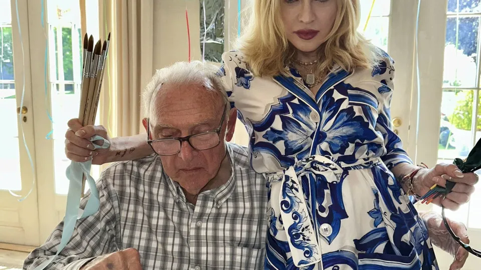Madonna e o pai 