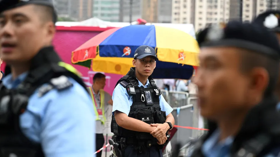 polícia hong kong