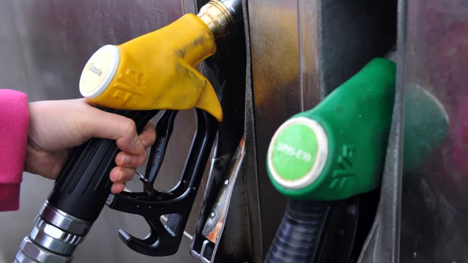 Diesel na bomba de combustível