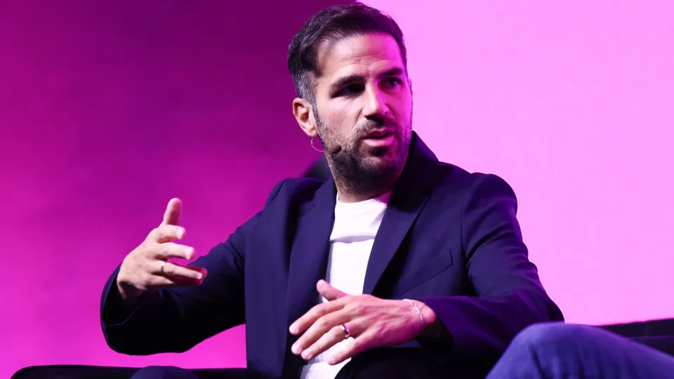 LONDON, ENGLAND - JUNE 04: Cesc Fàbregas speaks onstage during the "The Beautiful Game In Beautiful Locations" panel discussion on day three of SXSW London 2025 at the Truman Brewery on June 04, 2025 in London, England. (Photo by Jack Taylor/Getty Images 