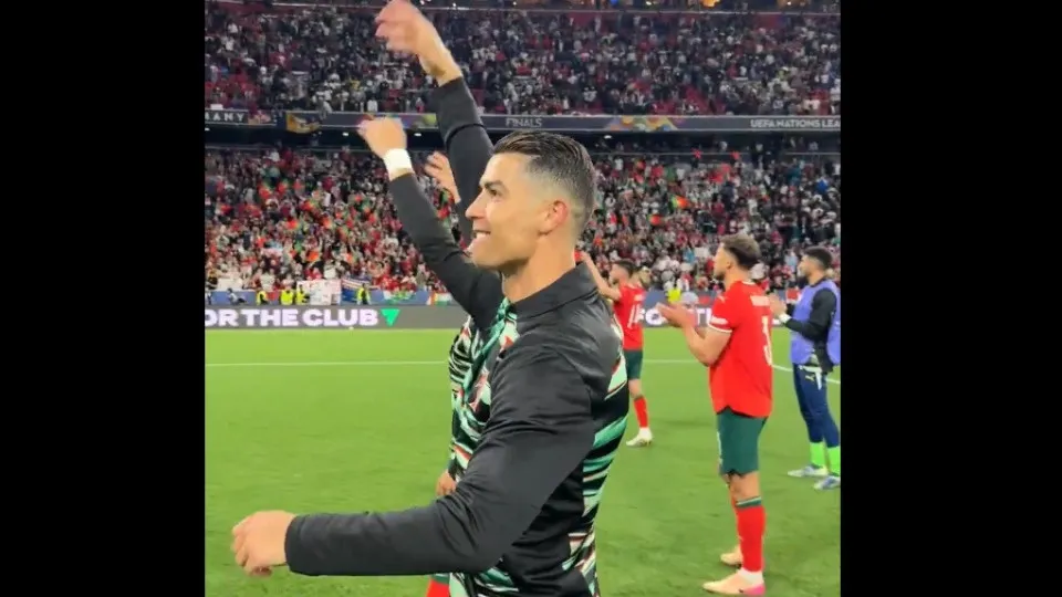 Cristiano Ronaldo colocou Portugal na final e 'vibrou' desta forma