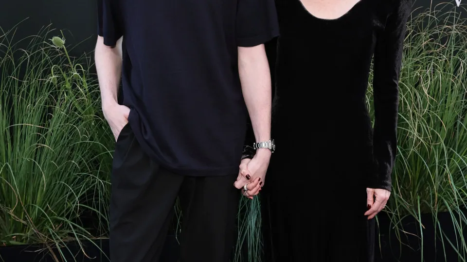 NEW YORK, NEW YORK - JUNE 04:  Caleb Freundlich and Julianne Moore attend the "Echo Valley" New York Premiere at AMC Lincoln Square 13 on June 04, 2025 in New York City. (Photo by Theo Wargo/Getty Images)
