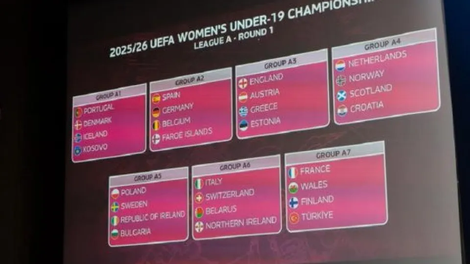 Sorteio ronda apuramento sub-19 feminino