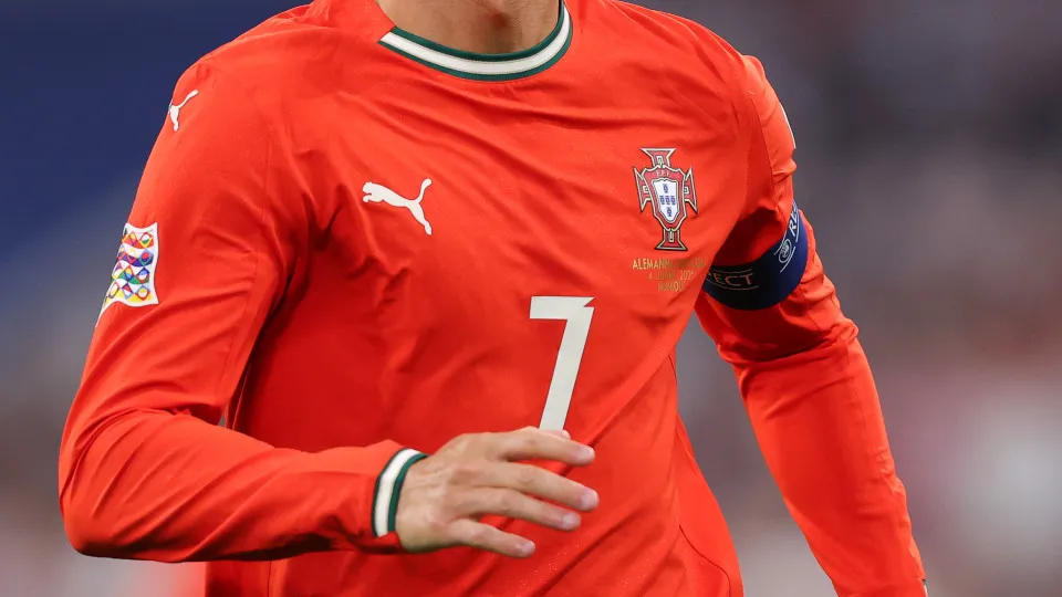 MUNICH, GERMANY - JUNE 04: Cristiano Ronaldo of Portugal during the UEFA Nations League 2025 semifinal match between Germany and Portugal at Munich Football Arena on June 04, 2025 in Munich, Germany. (Photo by James Gill - Danehouse/Getty Images)
