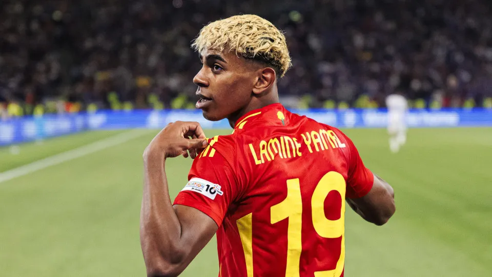STUTTGART, GERMANY - JUNE 5: Lamine Yamal of Spain celebrates his goal during the UEFA Nations League 2025 semifinal match between Spain and France at Stuttgart Arena on June 5, 2025 in Stuttgart, Germany. (Photo by Maciej Rogowski/Eurasia Sport Images/Ge