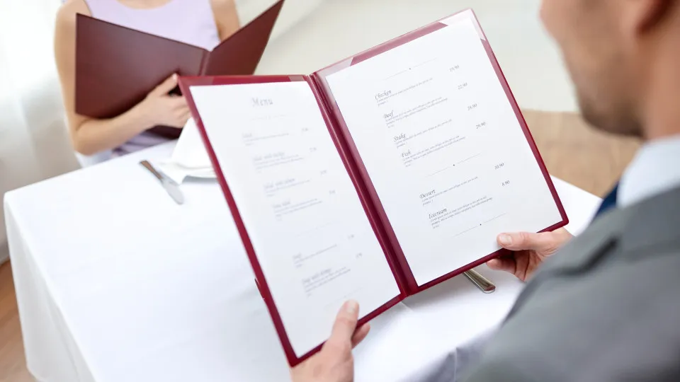menu, restaurante