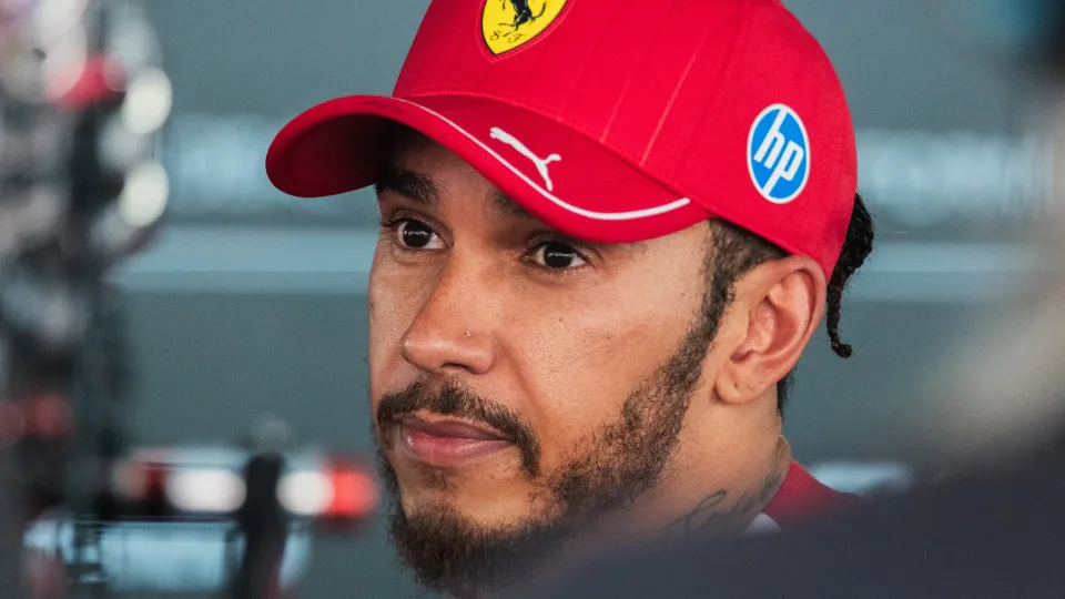 Lewis Hamilton durante o GP de Espanha.