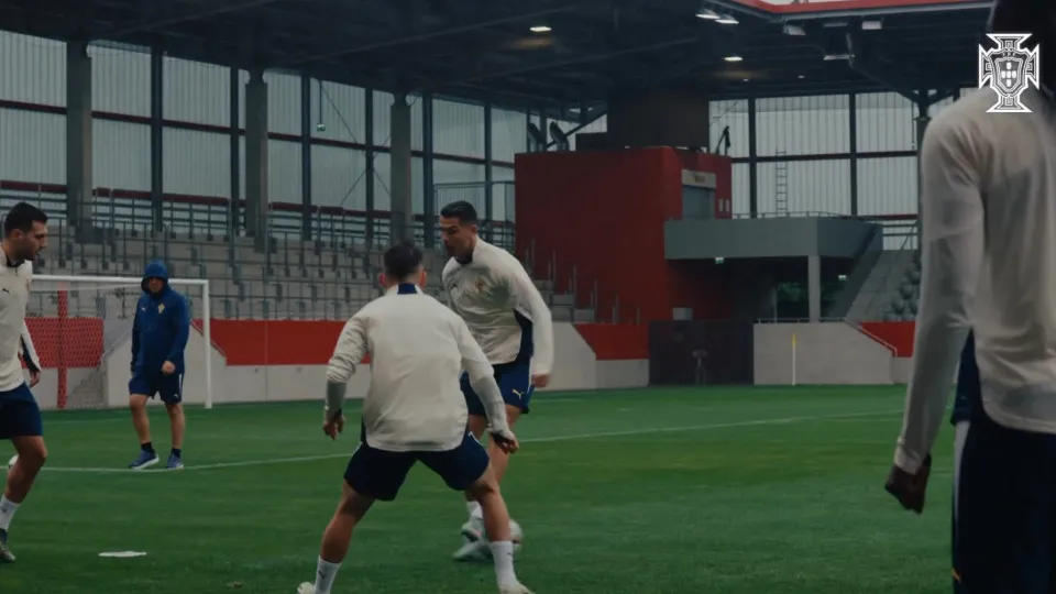 último treino de Portugal na Alemanha