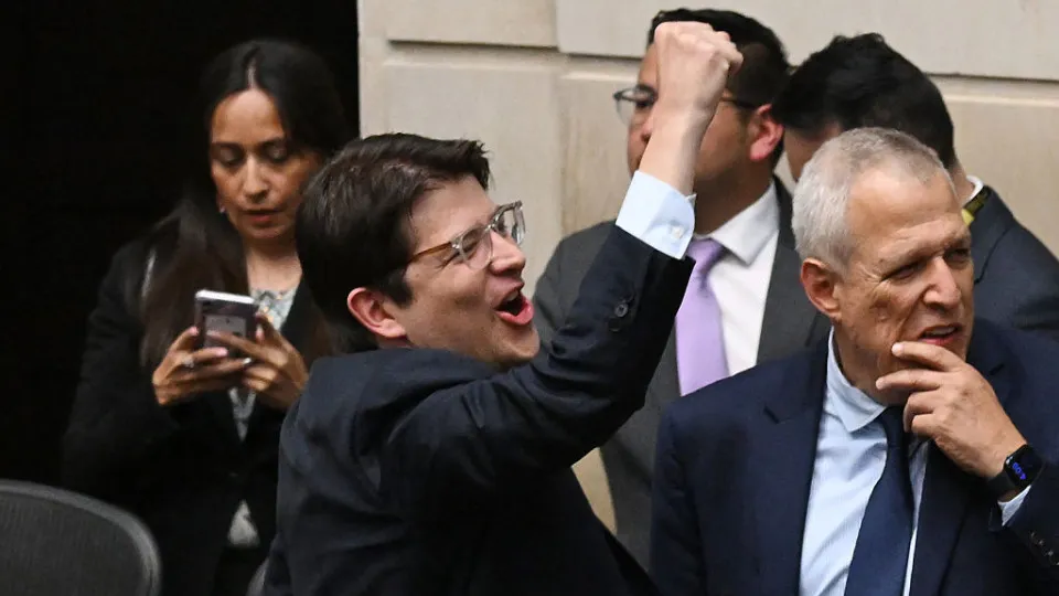 O senador conservador Miguel Uribe Turbay
